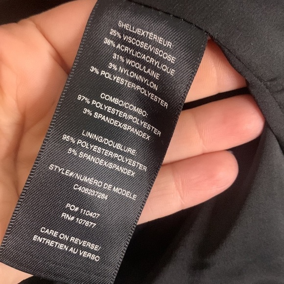 Alice + Olivia Black Lurex Tweed Kidman Box Crop Jacket Small black metallic - Picture 6 of 12